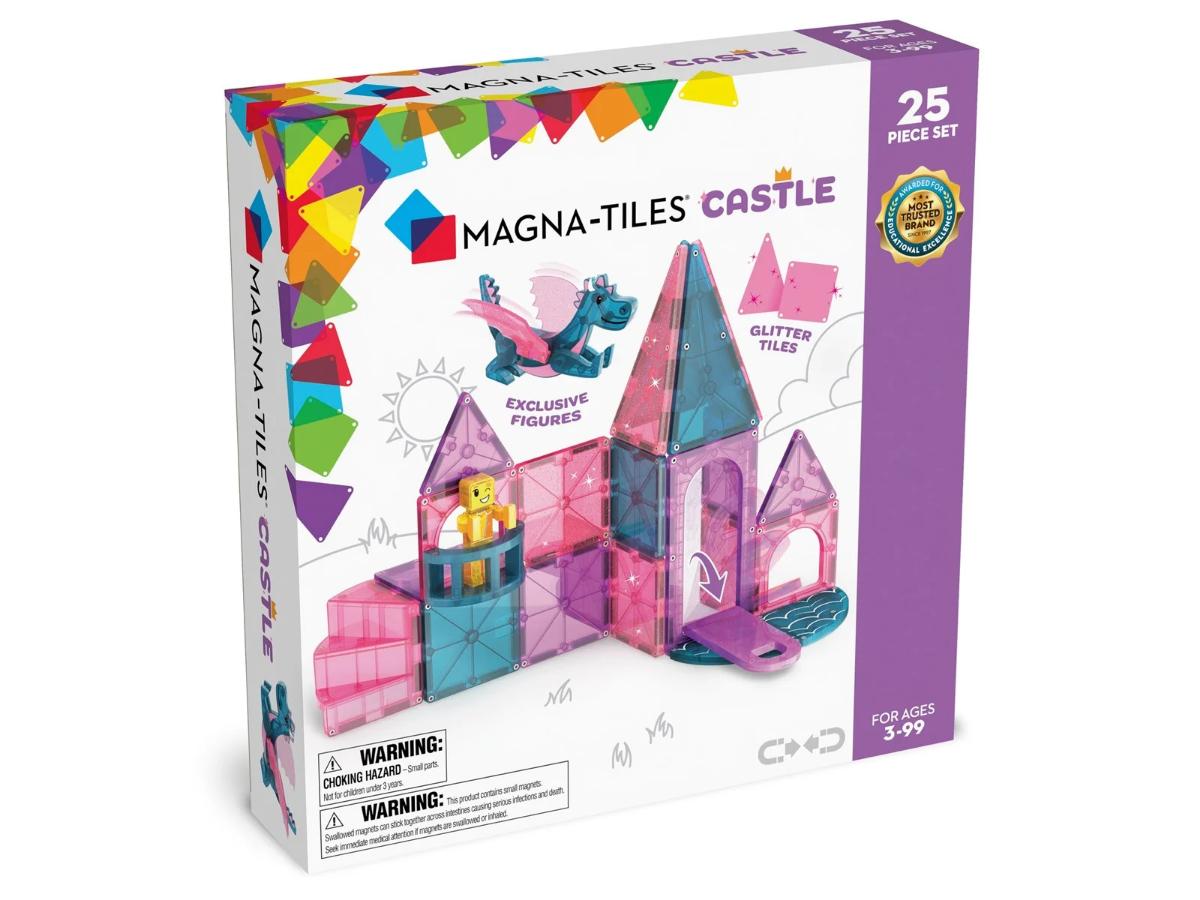 MAGNA-TILES Castle 25-Piece Set - Magiczne konstrukcje dla dzieci - obrazek 5