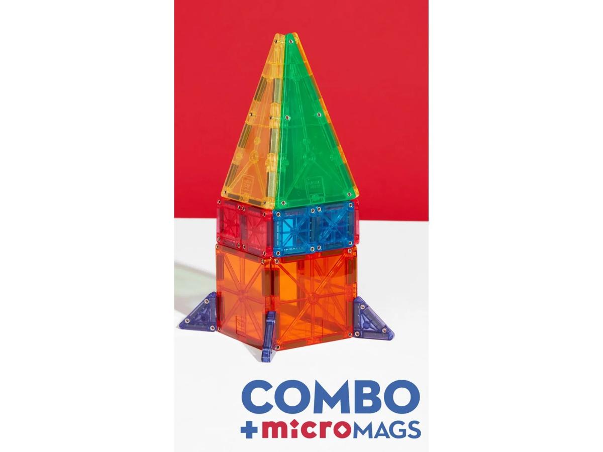 MAGNA-TILES MicroMAGS Combo Set 62 pcs - Rozwijaj kreatywność - obrazek 2