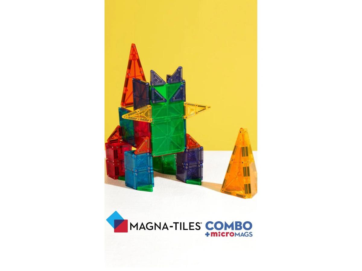MAGNA-TILES MicroMAGS Combo Set 62 pcs - Rozwijaj kreatywność - obrazek 3