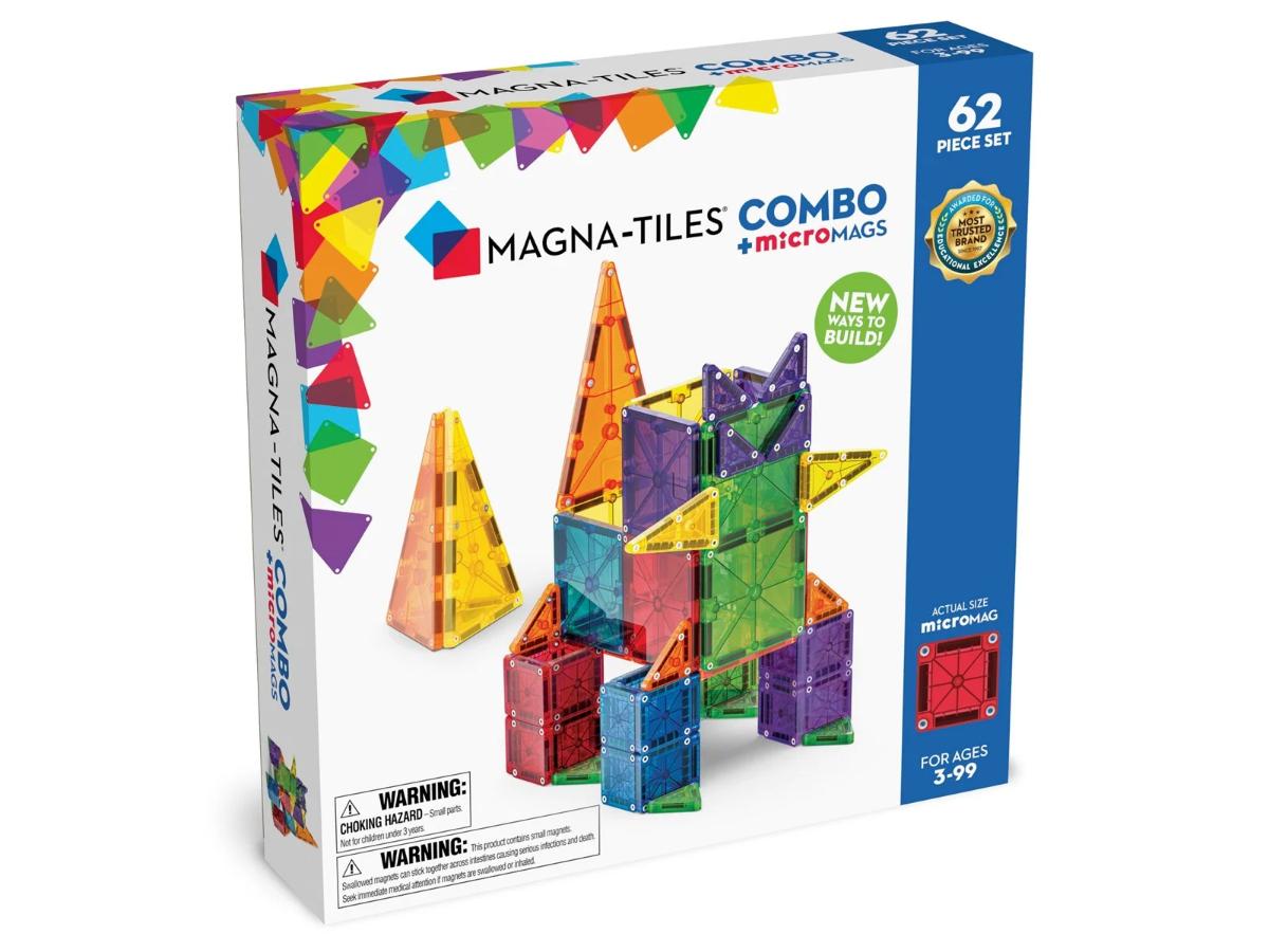 MAGNA-TILES MicroMAGS Combo Set 62 pcs - Rozwijaj kreatywność - obrazek 5