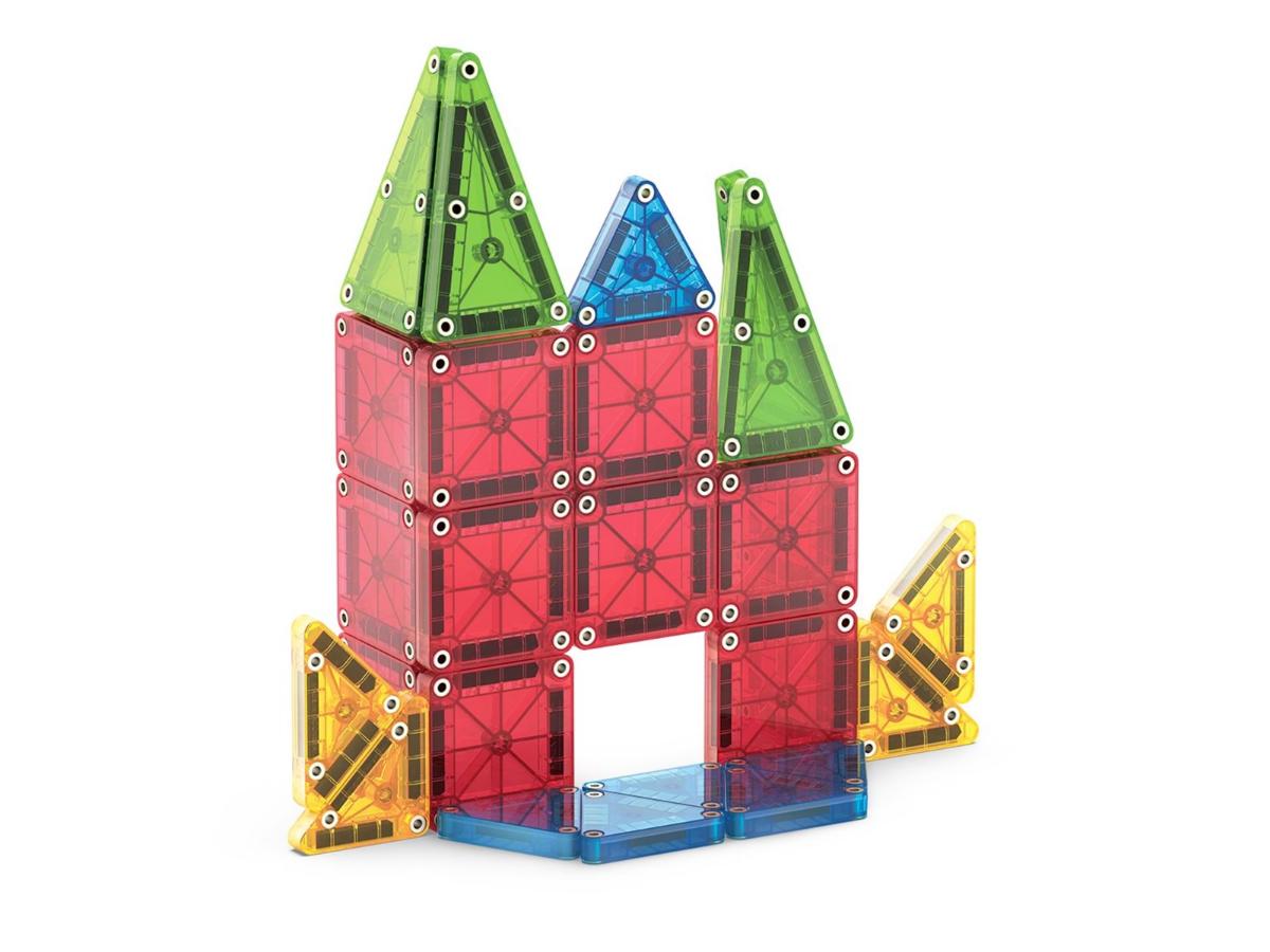 MAGNA-TILES 26-Piece Travel Magnetic Construction Set - Kreatywna zabawa w podróży - obrazek 6
