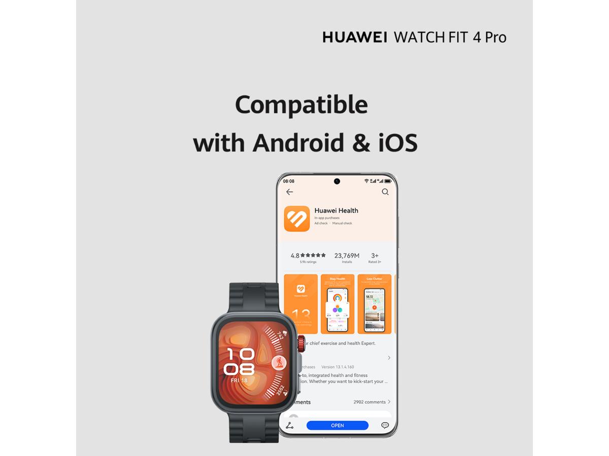 Huawei Watch FIT 4 Pro - Lekki i wytrzymały zegarek do sportu - obrazek 6