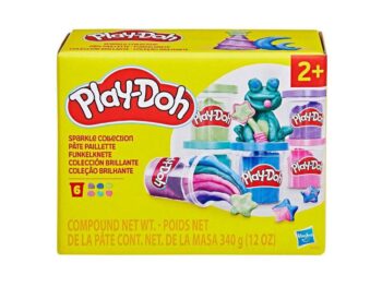 Play-Doh Sparkle Collection 6 Pack - Kolorowe ciastoliny z brokatem