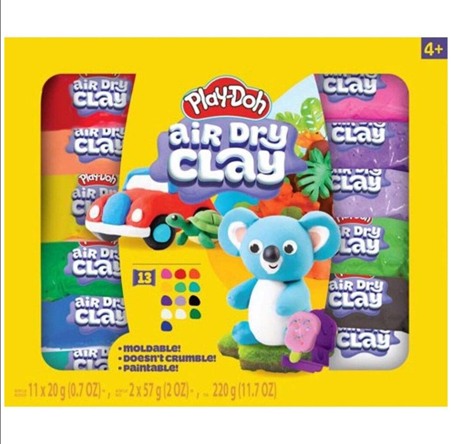 Play-Doh Air Dry Clay Variety Kit - Kreatywna zabawa dla dzieci - obrazek 2