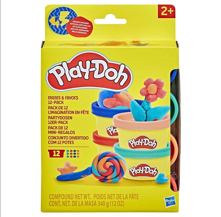 Play-Doh Treats And Favors 12-pak - Kolorowe mini puszki dla dzieci - obrazek 4