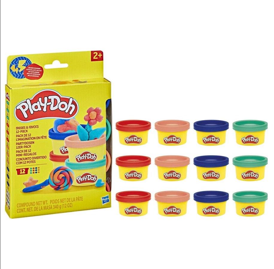 Play-Doh Treats And Favors 12-pak - Kolorowe mini puszki dla dzieci - obrazek 5