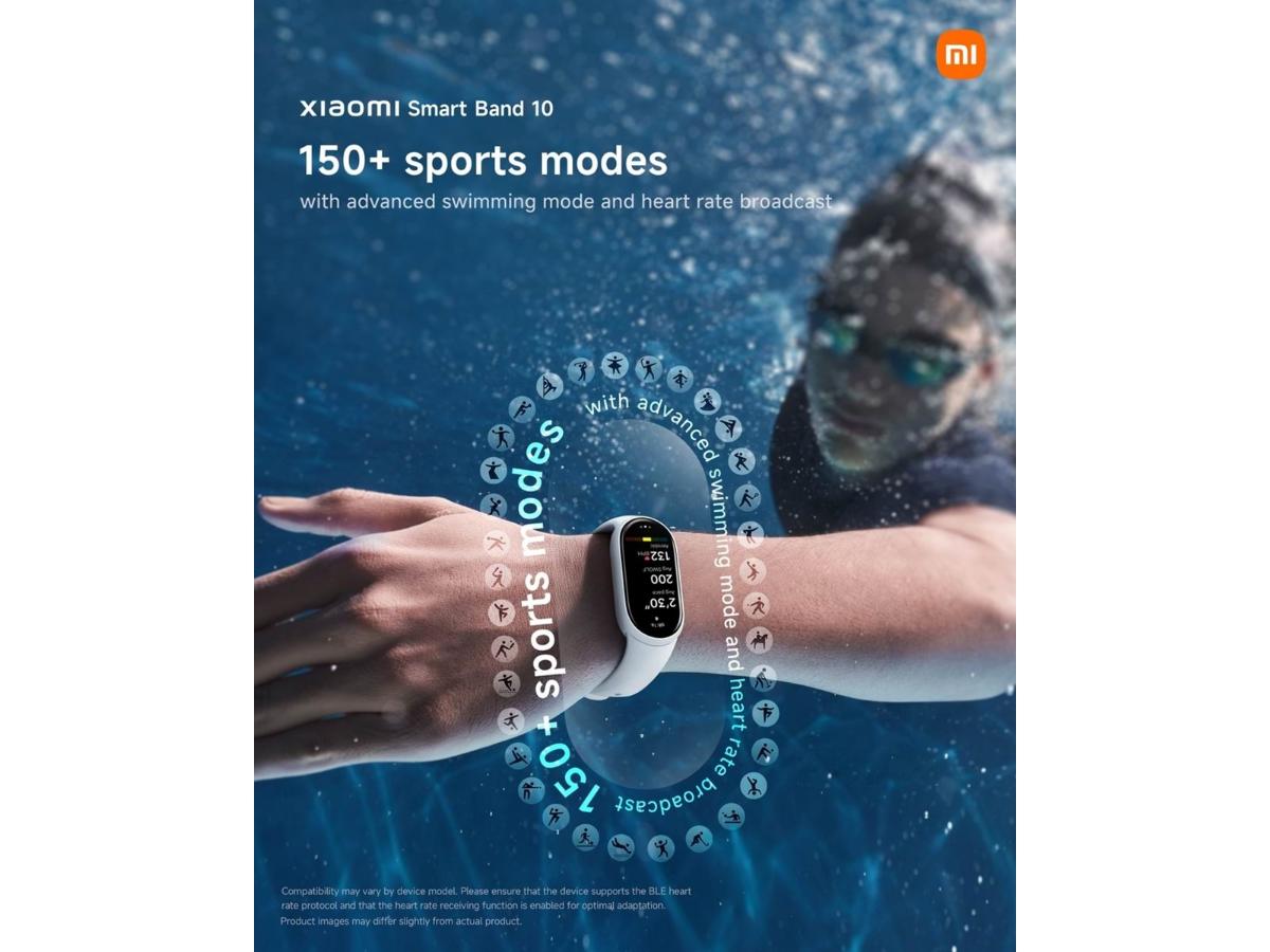 Xiaomi Smart Band 10 - Nowoczesna inteligentna opaska z AMOLED - obrazek 3