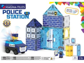 MAGNA-TILES Police Station - 35-elementowy zestaw do zabawy