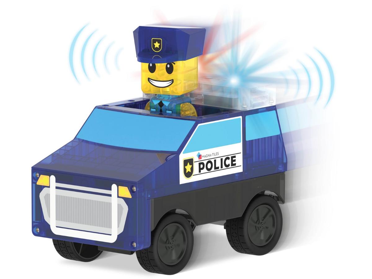 MAGNA-TILES Police Station - 35-elementowy zestaw do zabawy - obrazek 3