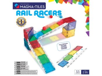 Magna-Tiles Rail Racers 33 pcs - Kreatywna zabawa z ruchomymi torami