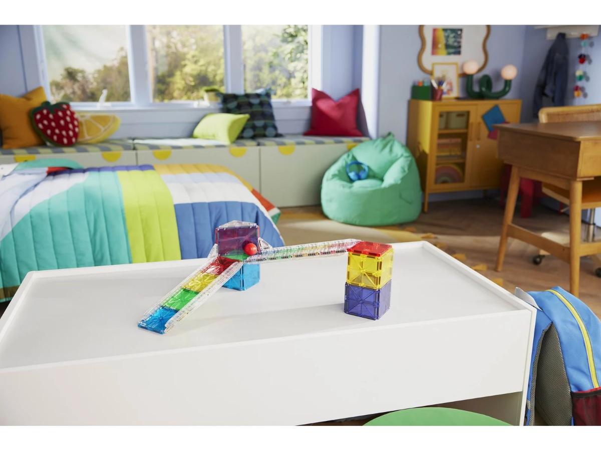 Magna-Tiles Rail Racers 33 pcs - Kreatywna zabawa z ruchomymi torami - obrazek 5