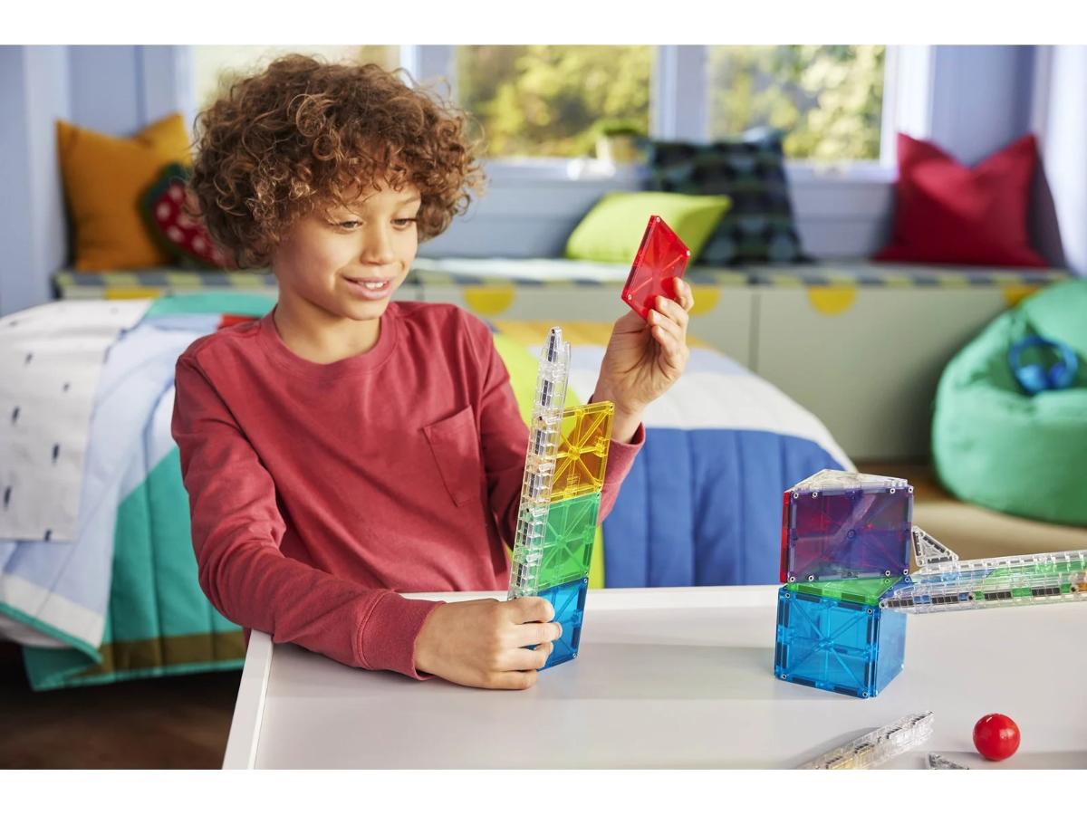 Magna-Tiles Rail Racers 33 pcs - Kreatywna zabawa z ruchomymi torami - obrazek 6