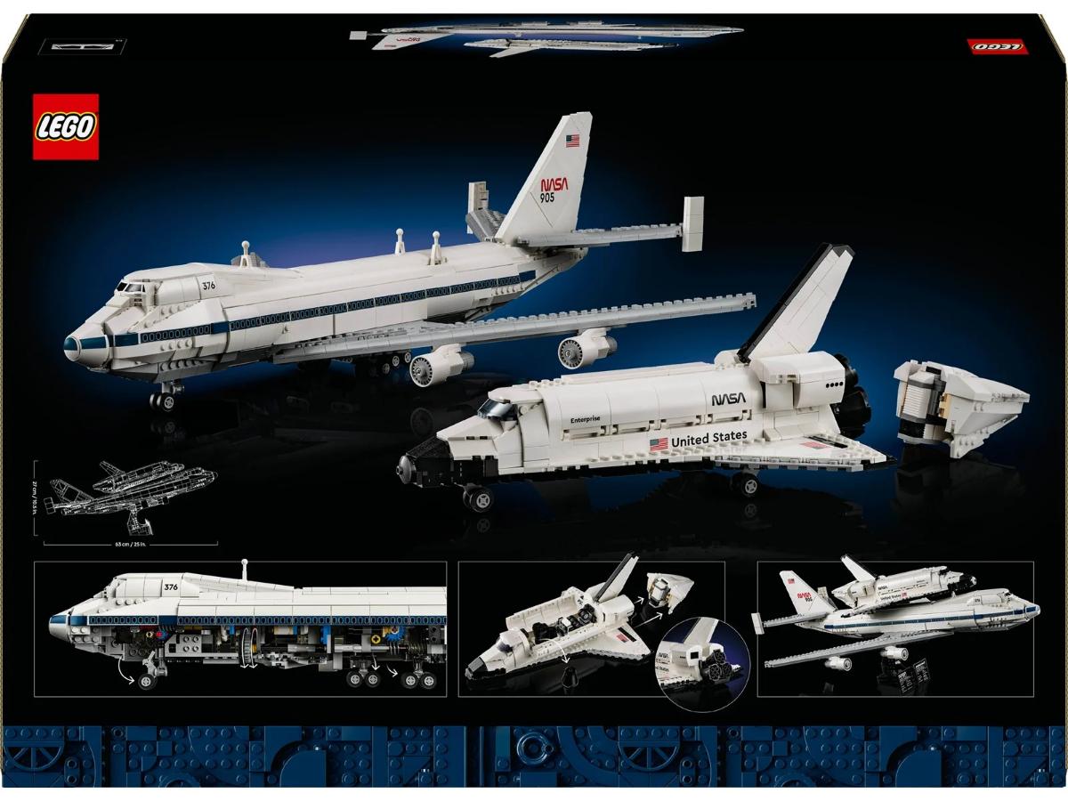 LEGO Icons 10360 Nosiciel wahadłowców - Model Boeinga i promu NASA - obrazek 3