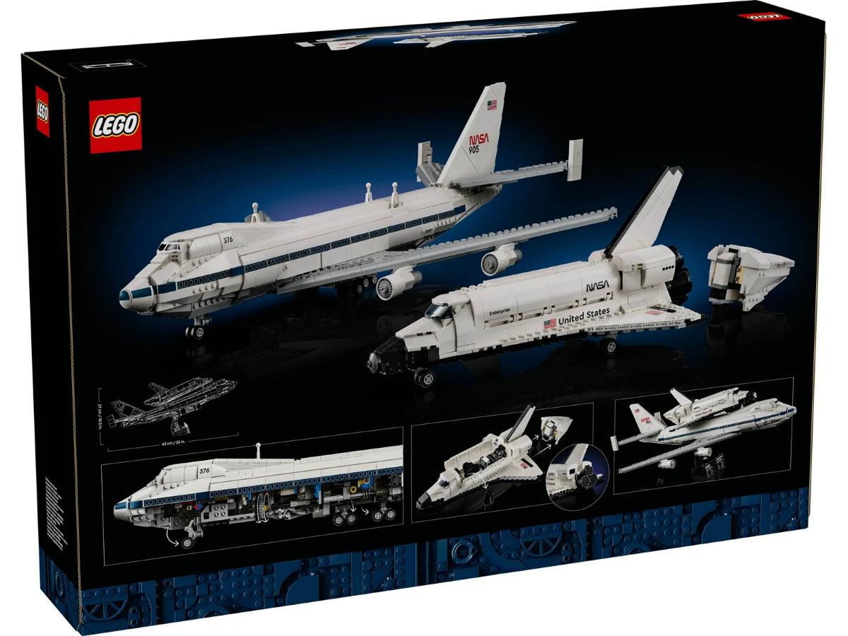 LEGO Icons 10360 Nosiciel wahadłowców - Model Boeinga i promu NASA - obrazek 4