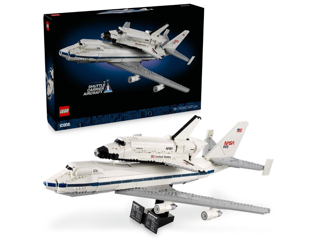 LEGO Icons 10360 Nosiciel wahadłowców - Model Boeinga i promu NASA - obrazek 5
