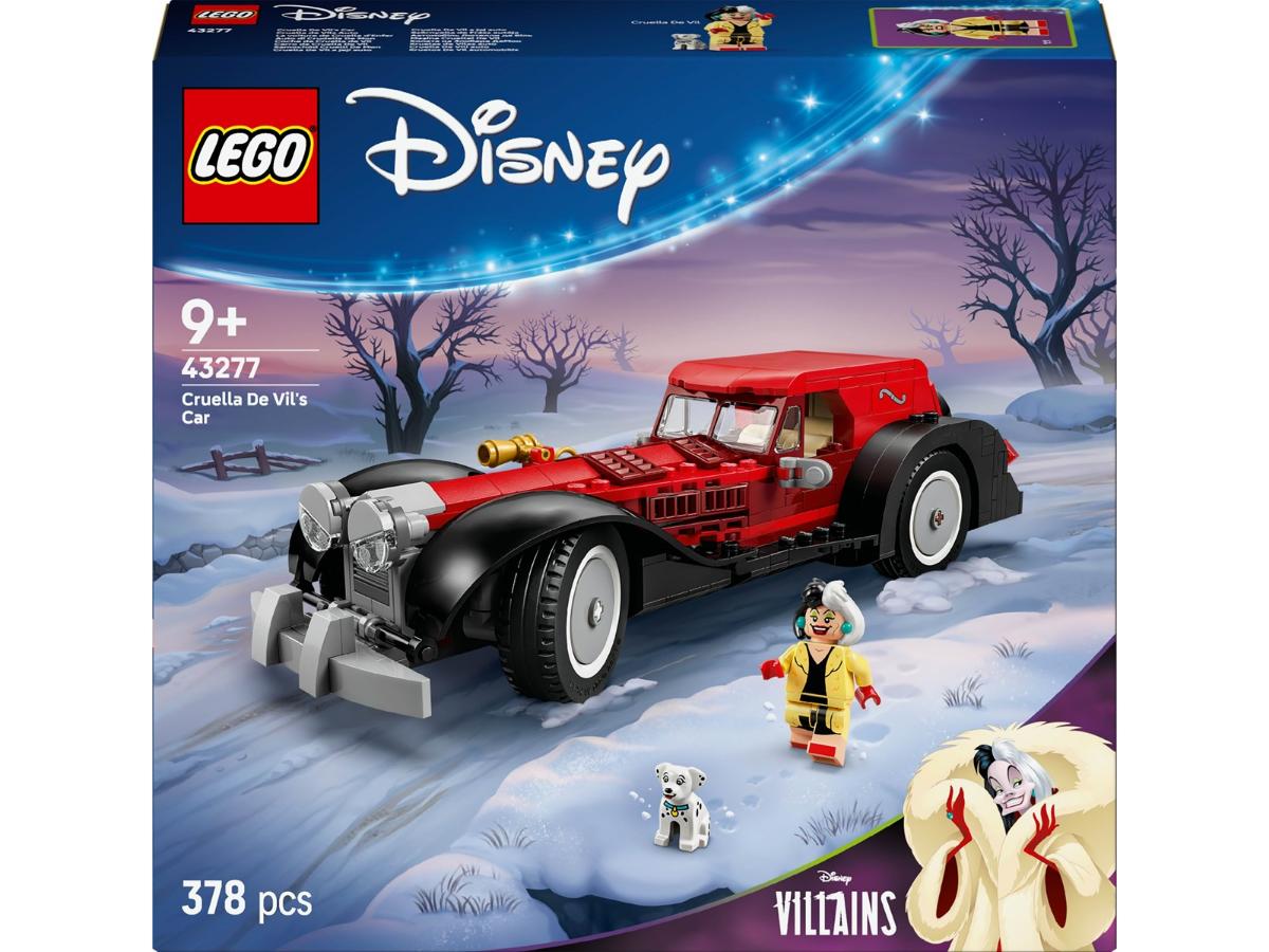 LEGO Disney 43277 Samochód Cruelli De Mon - Ekscytująca przygoda