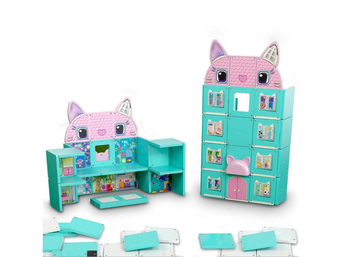 Gabby's Dollhouse Tile Town - Kreatywny zestaw budowlany - obrazek 4