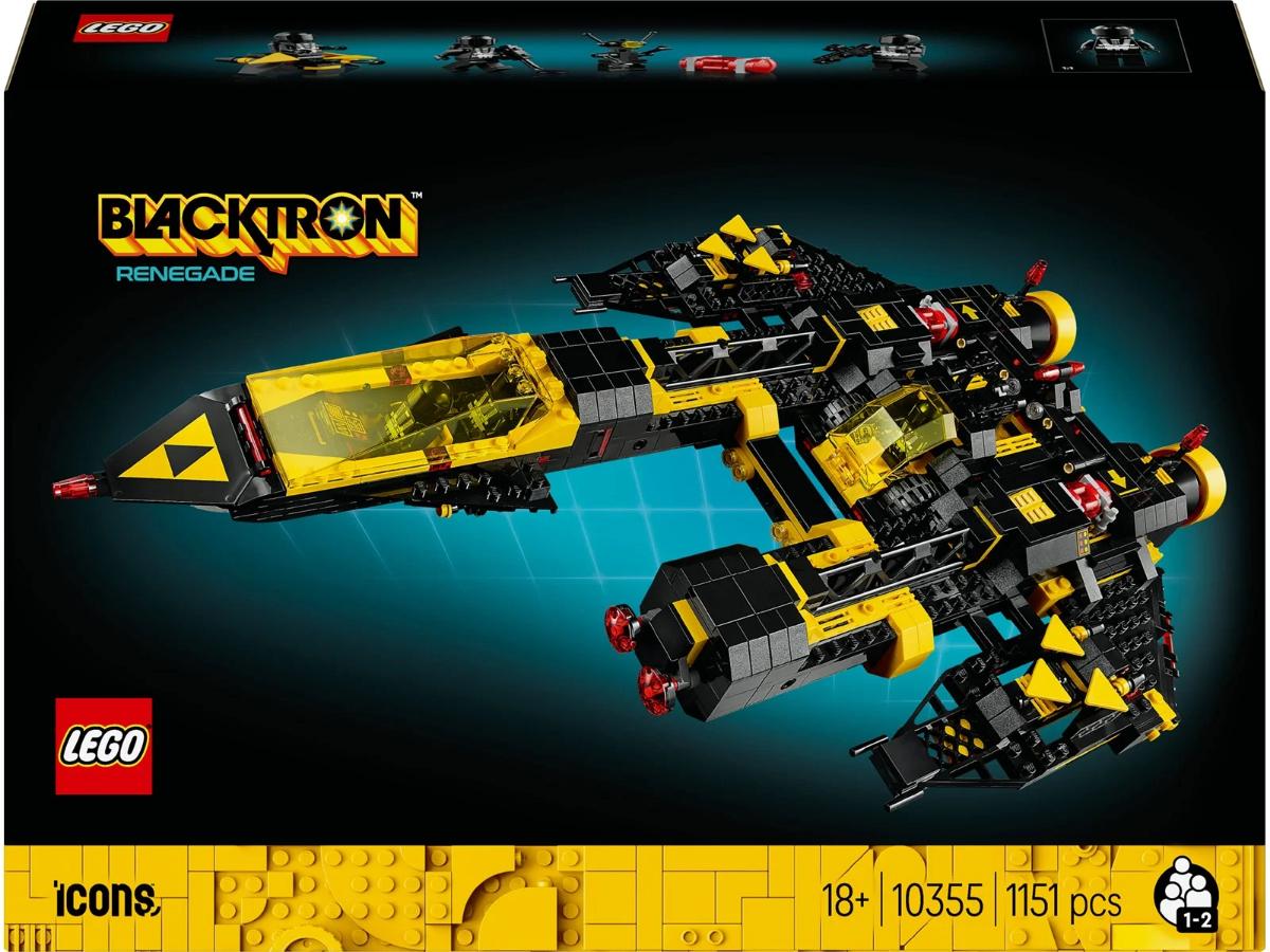 LEGO Icons Blacktron Renegade - Klasyczny statek kosmiczny z lat 80.
