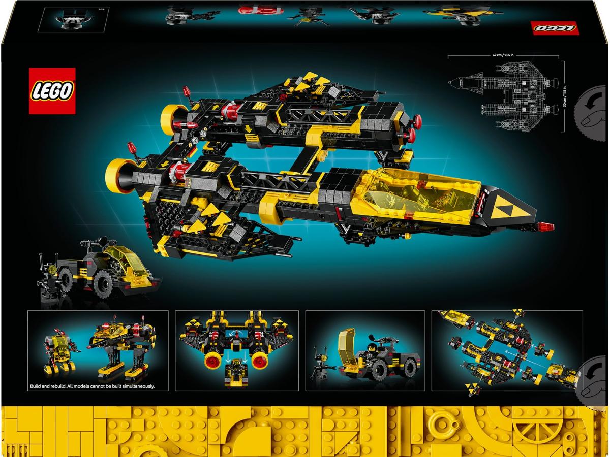 LEGO Icons Blacktron Renegade - Klasyczny statek kosmiczny z lat 80. - obrazek 3