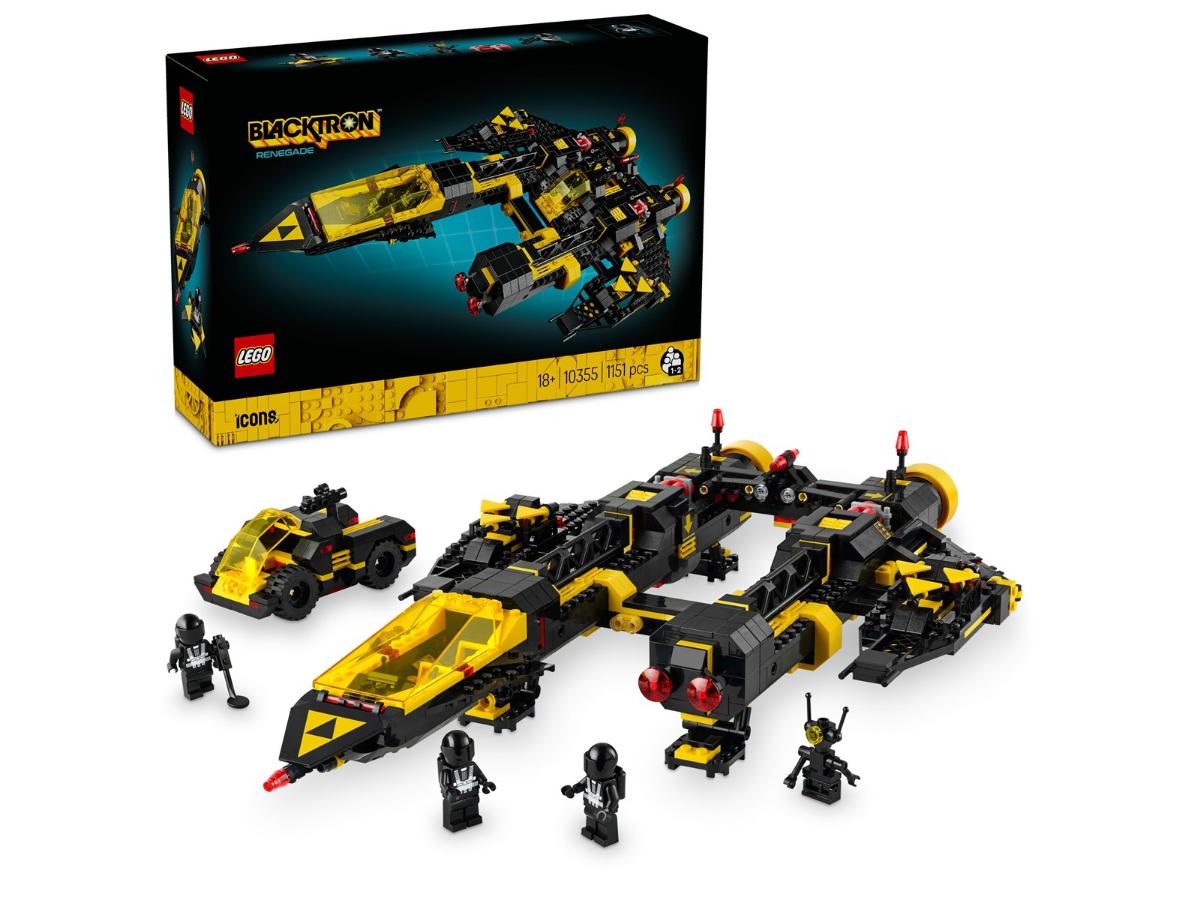 LEGO Icons Blacktron Renegade - Klasyczny statek kosmiczny z lat 80. - obrazek 5