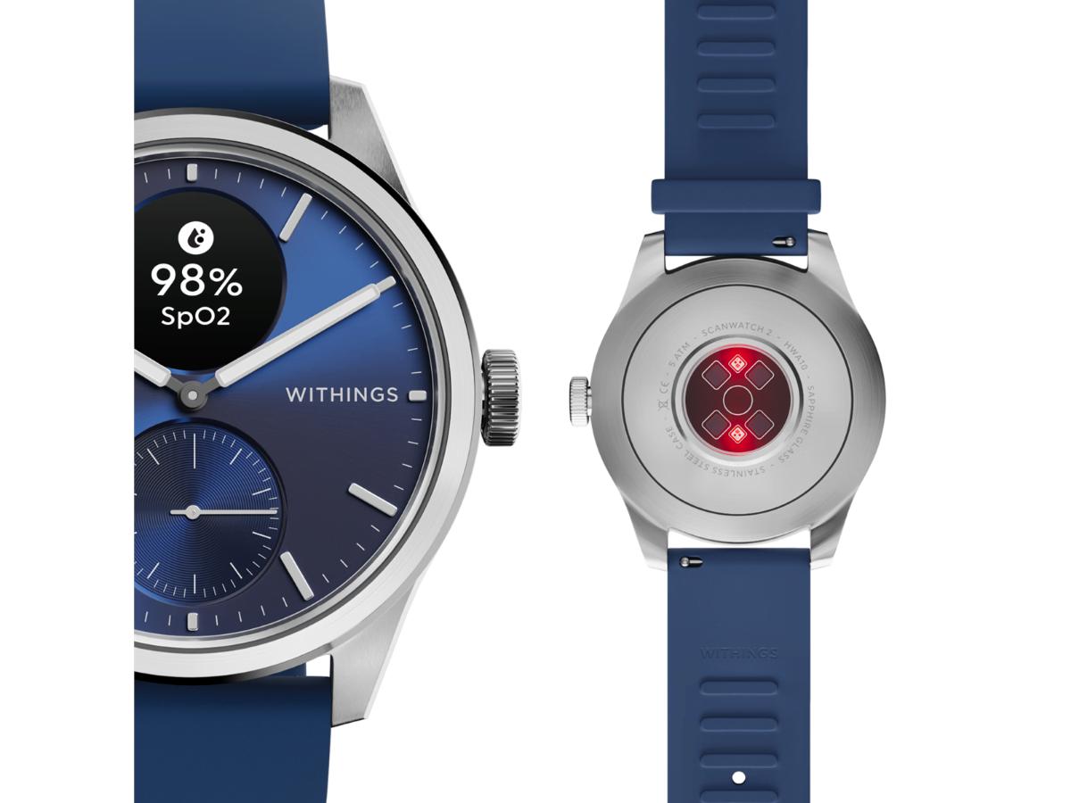 Withings Scanwatch 2 - Hybrydowy smartwatch z monitorowaniem zdrowia - obrazek 3