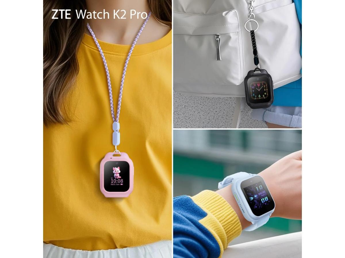 ZTE Kids Watch K2 Pro Pink - Inteligentny smartwatch dla dzieci - obrazek 3