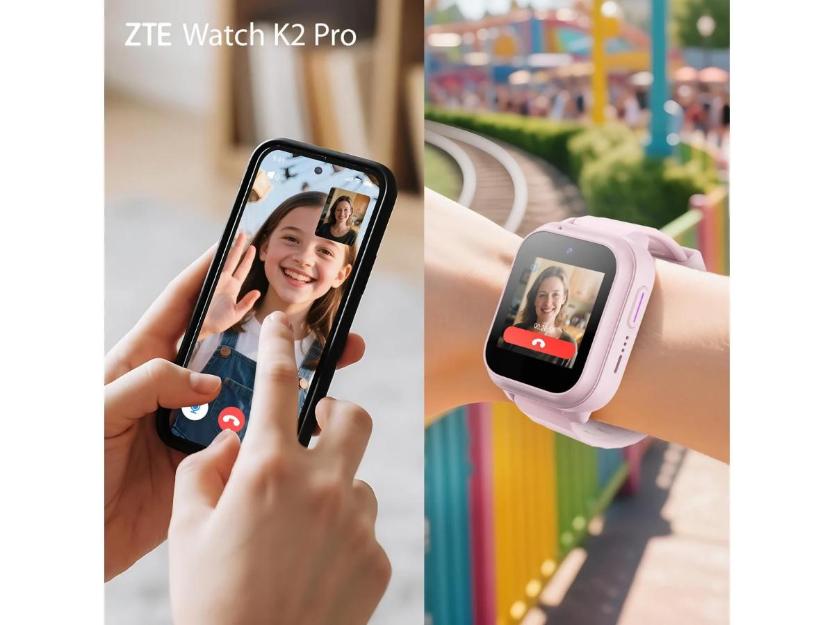 ZTE Kids Watch K2 Pro Pink - Inteligentny smartwatch dla dzieci - obrazek 5