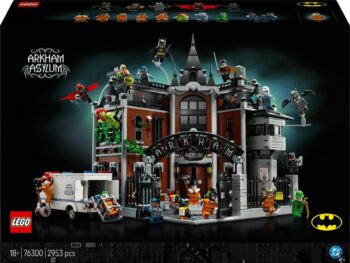 LEGO Super Heroes 76300 Arkham Asylum - Zestaw z 16 minifigurkami