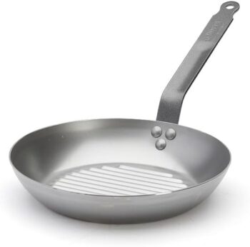 De Buyer 5530.26 - Okrągła patelnia grillowa z żelaza