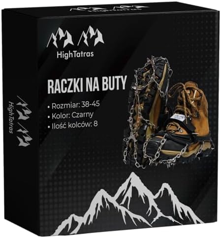 HighTatras Raczki na buty - Wygodne i bezpieczne na zimowe spacery - obrazek 2
