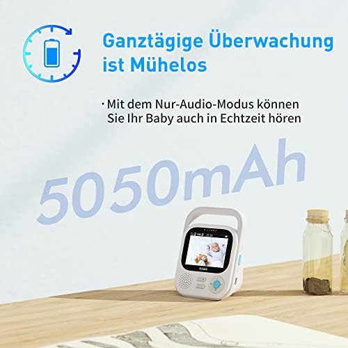 KAWA Monitor dla niemowląt z 2 kamerami - Rozdzielczość 2K HD - obrazek 6