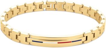 Tommy Hilfiger Bransoletka - Złota elegancja dla mężczyzn