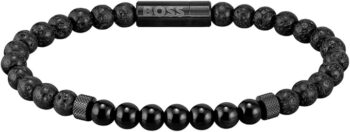 BOSS Bransoletka Mixed Beads - Elegancja z Lavastein i Onyx