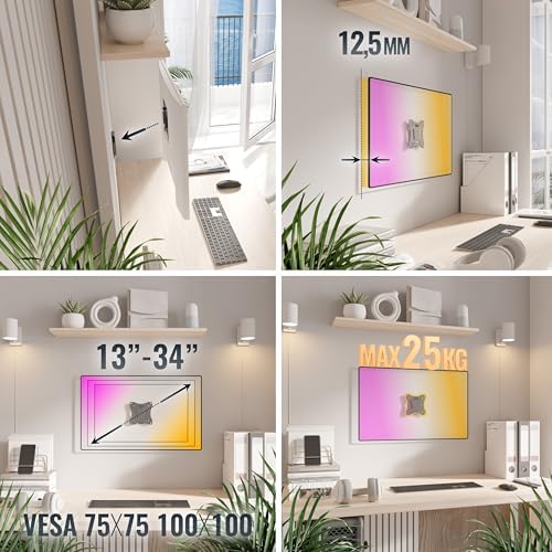 RICOO F0611 - Uniwersalny uchwyt ścienny do monitora - obrazek 4