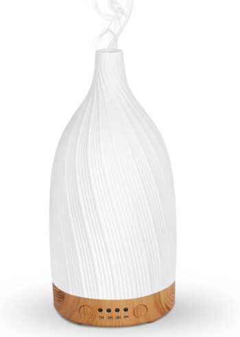 GuKKK Biały dyfuzor olejków eterycznych - Aromaterapia w Twoim domu