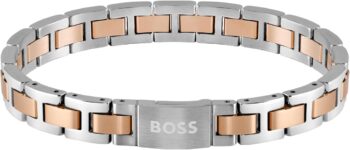 BOSS Bransoletka Męska - Stalowa/Złota Elegancja