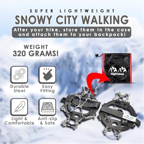 HighTatras Raczki na buty - Wygodne i bezpieczne na zimowe spacery - obrazek 4