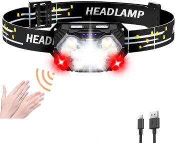 SENDALE Latarka czołowa LED - 5000 lumenów