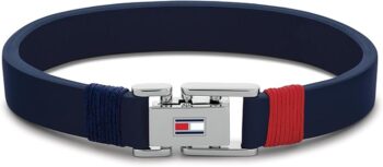 Tommy Hilfiger Bransoletka - Niebieska Elegancja