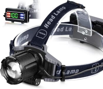 MIAOKE Latarka czołowa LED - 10 0000 lumenów super jasna