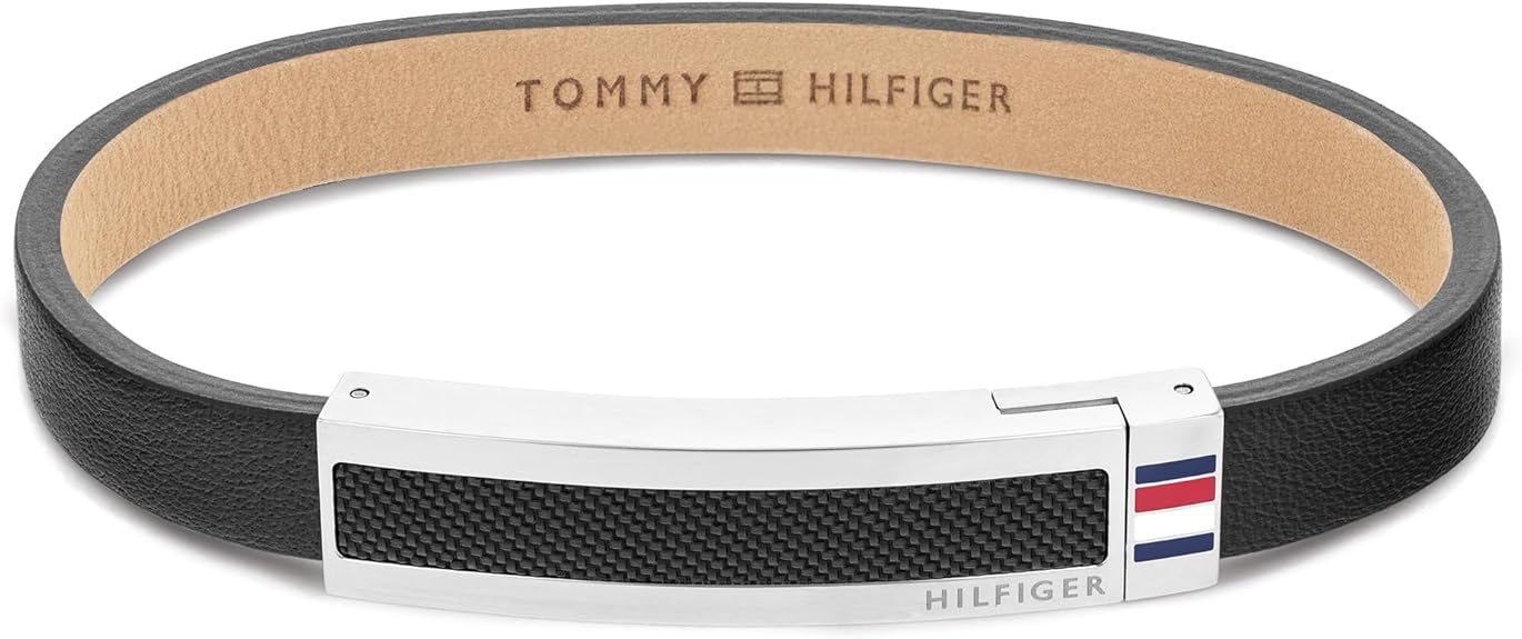 Tommy Hilfiger Bransoletka - Elegancja w Czerni - obrazek 2