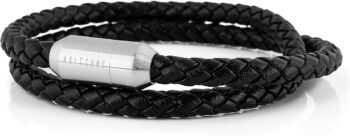 Akitsune Suprema magnetyczna bransoletka skórzana - unikalny styl