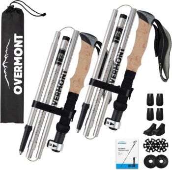 OVERMONT Kijki do chodzenia - Ultralekkie i składane