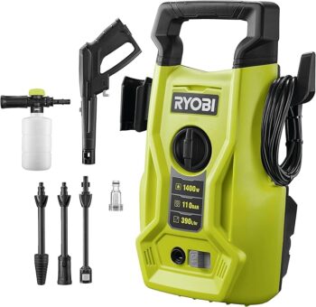 Ryobi Myjka Ciśnieniowa RY110PWA - Moc 1400 W i 100 Bar