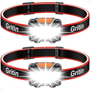 Gritin LED Czołówka - Super Jasna i Regulowana