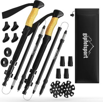 gipfelsport składany kij trekkingowy - stabilność i wygoda