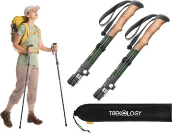 TREKOLOGY Kijki Trekkingowe - Składane i Ultra Lekkie