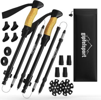 gipfelsport składany kij trekkingowy - stabilność i ergonomia