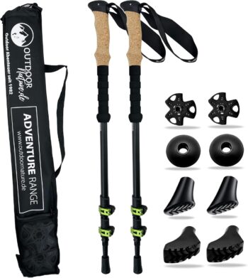 Outdoornature Kijki trekkingowe - Lekkość i wygoda