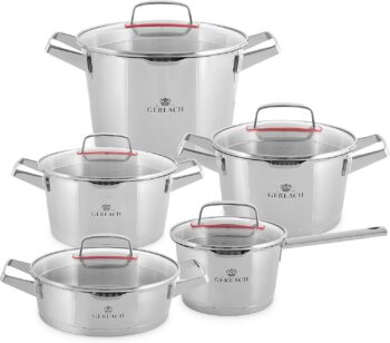 Gerlach Superior Zestaw Garnków Indukcja - Trójwarstwowe Dno
